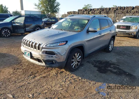 2015 Jeep Cherokee Limited from USA, damaged, VIN 1C4PJMDS2FW647343